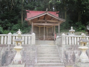 原野　八阪神社の拝殿